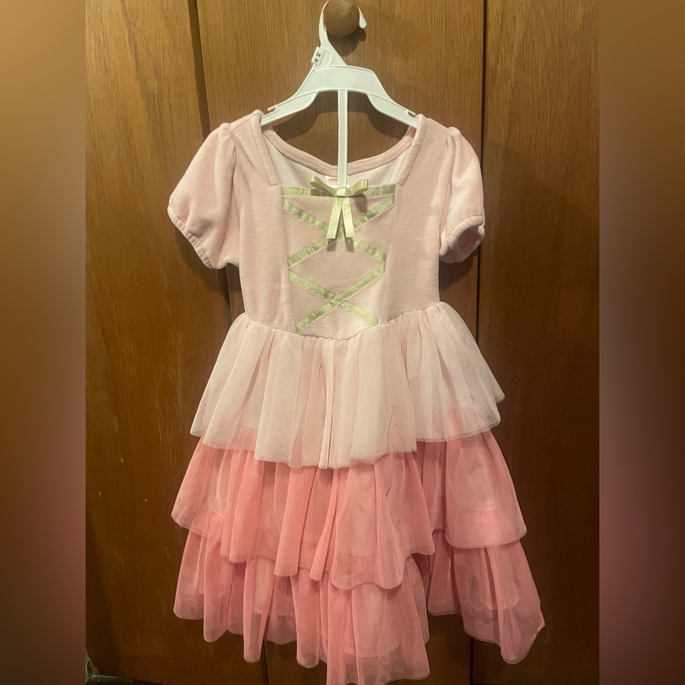 Gymboree Pink Dress & Gold Sugarplum Fairy inspired